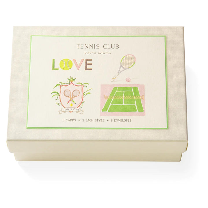 Tennis Club Boxed Notes