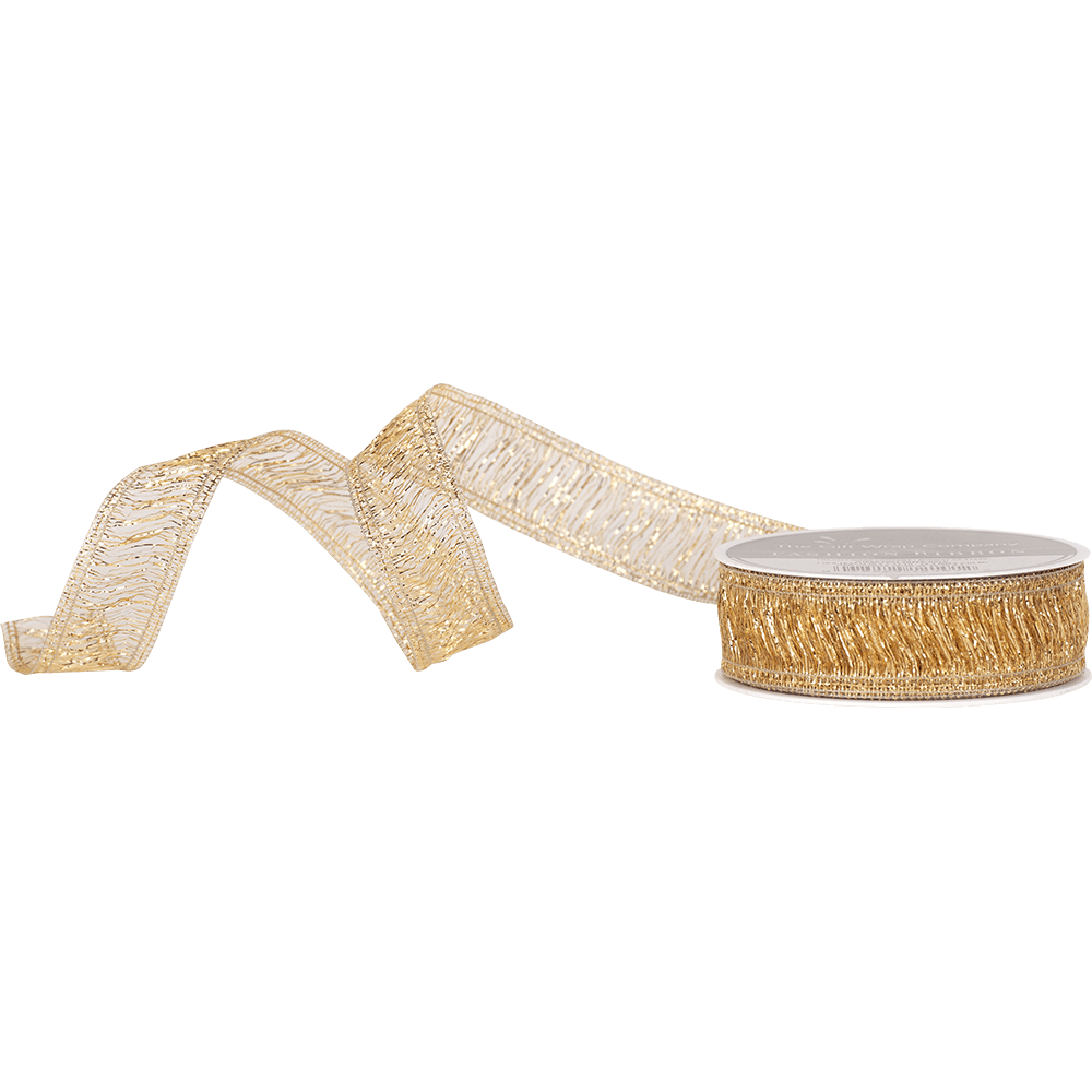 Curly Glitter Ribbon in Gold Dust – Village Pomegranate