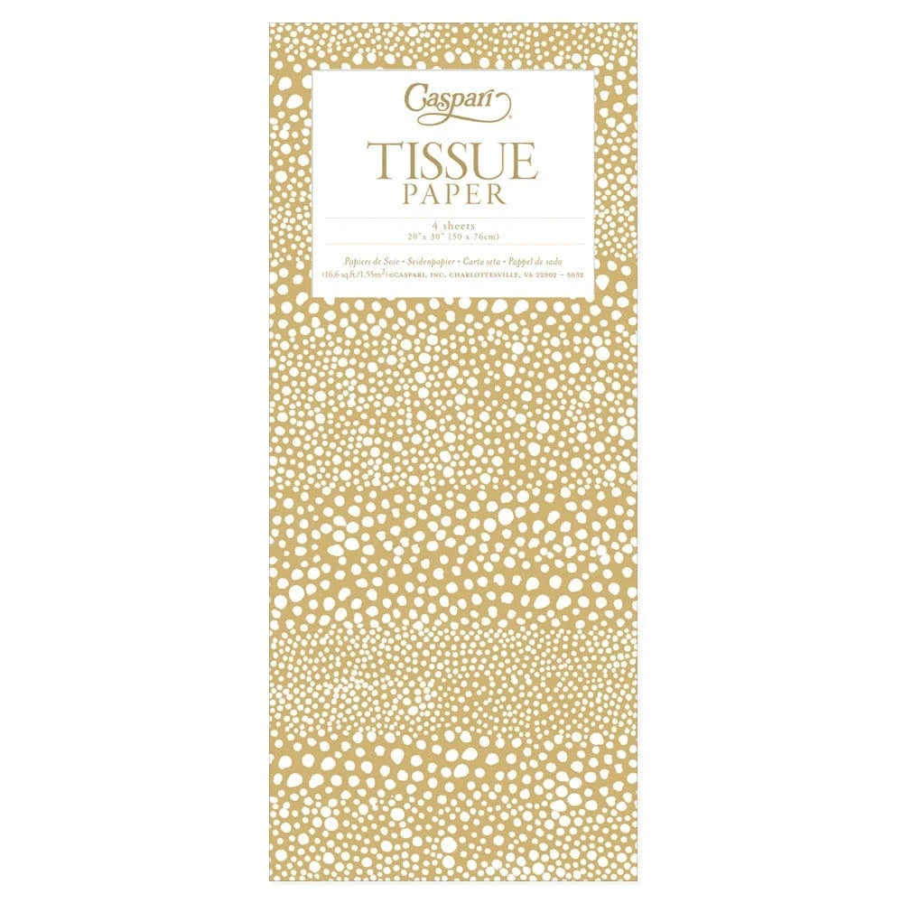 Pebble Tissue Paper in Gold