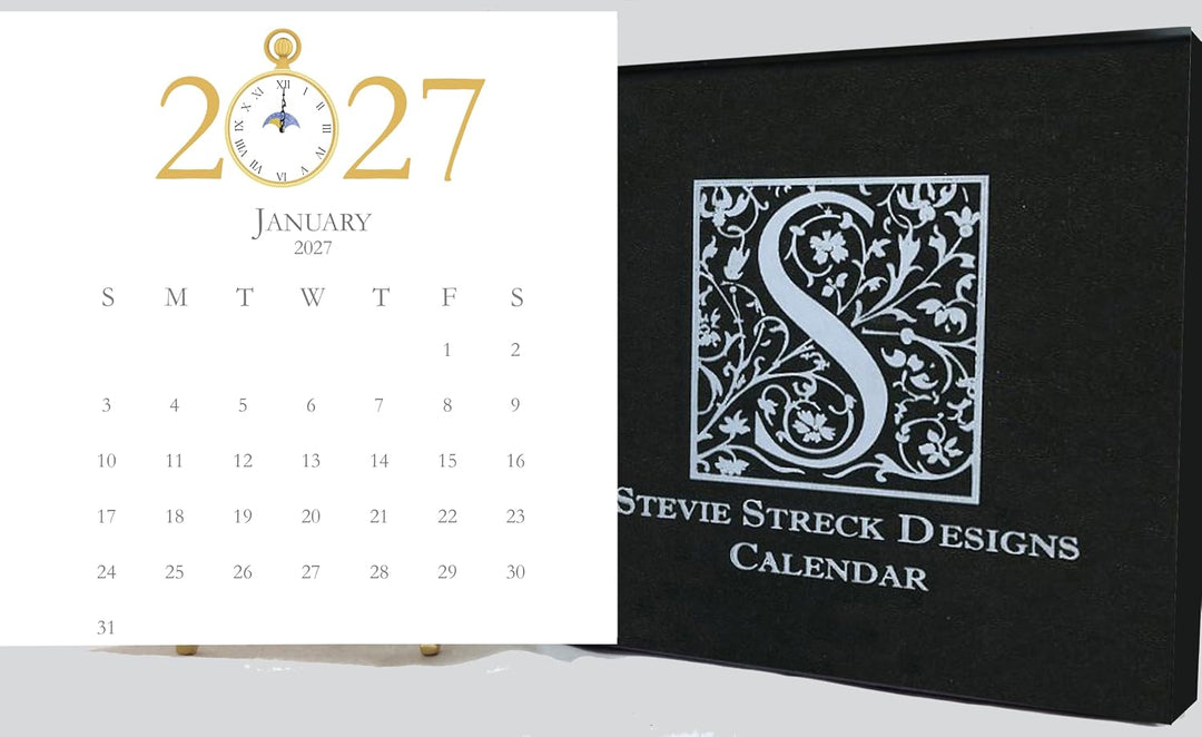 2027 Stevie Streck Calendar With Easel