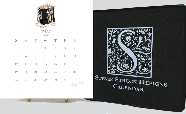 2024 Stevie Streck Calendar with Easel