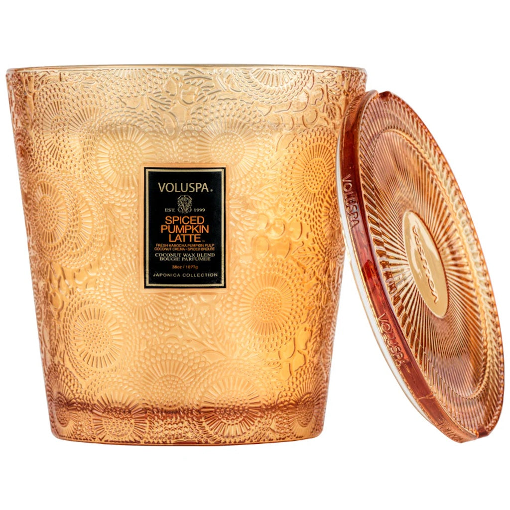 Spiced Pumpkin Latte 3 Wick Hearth Candle