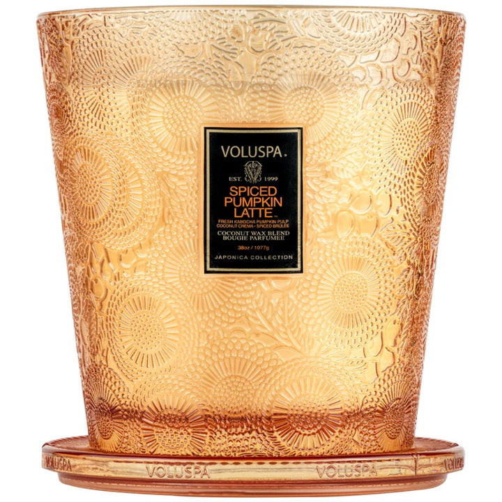 Spiced Pumpkin Latte 3 Wick Hearth Candle