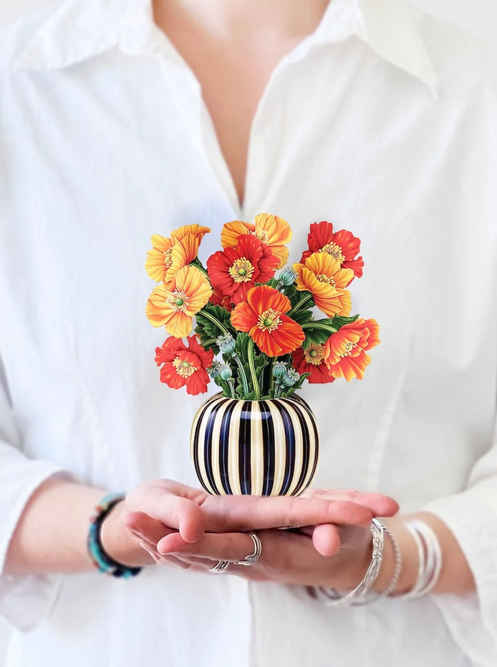 Paper Bouquet- Mini French Poppies