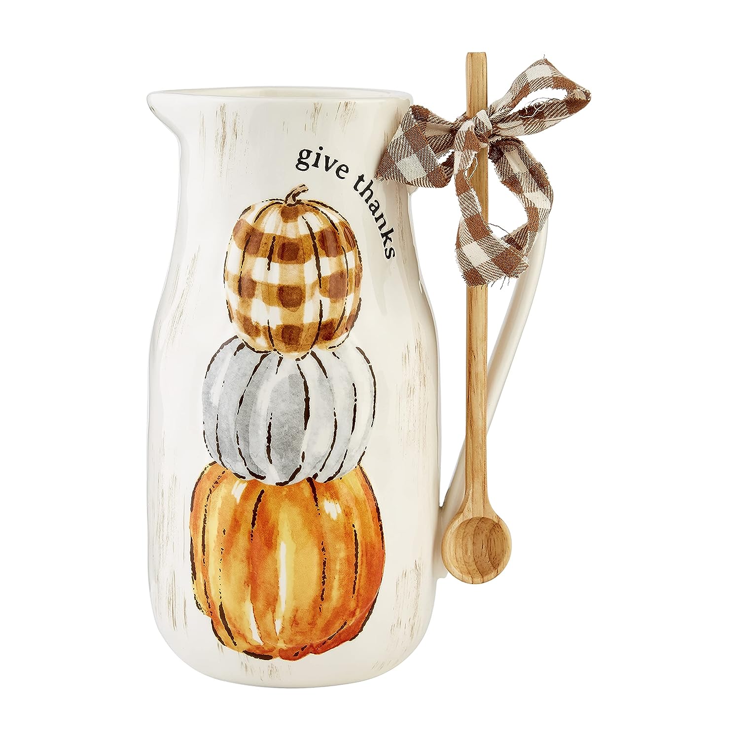Harvest Stacked Pumpkin Pitcher Set