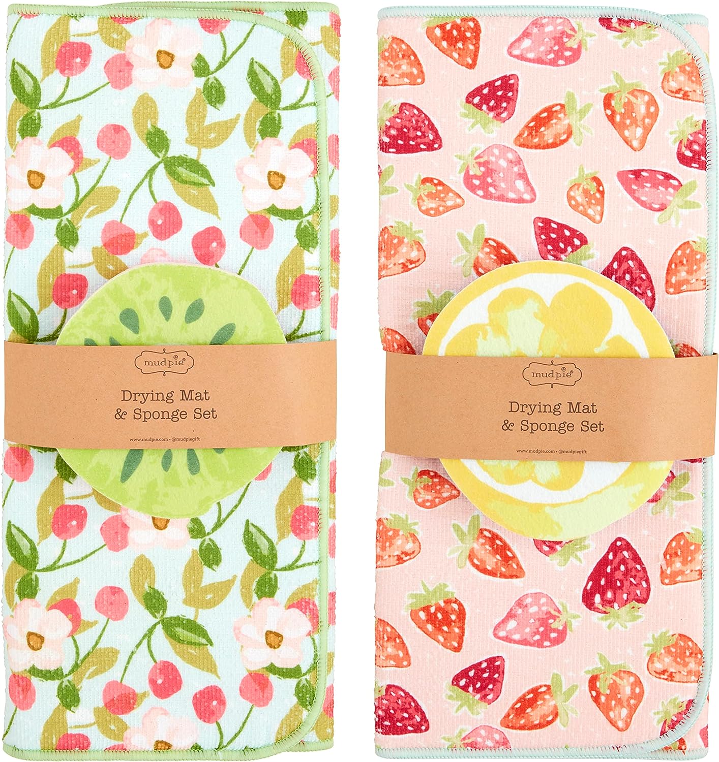 Strawberry Drying Mat and Sponge Set