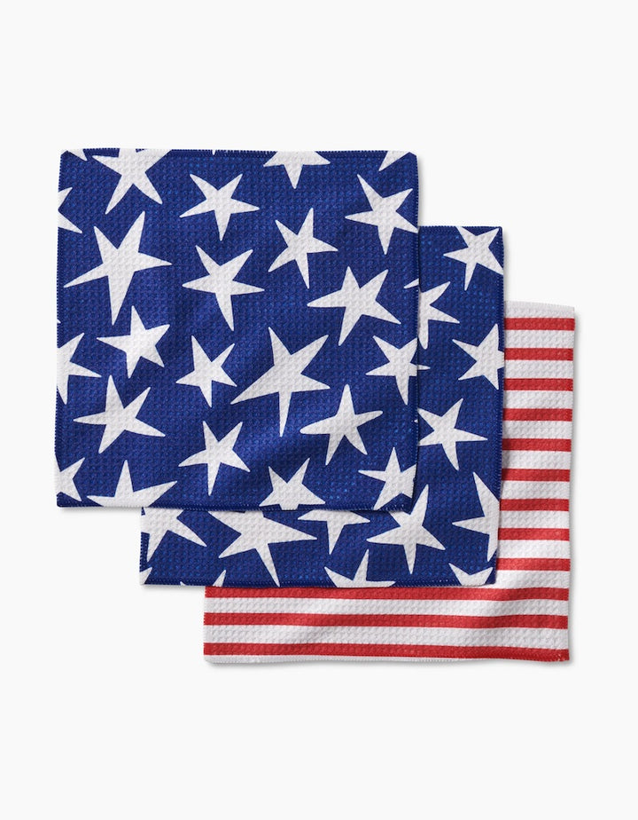 Stars and Stripes Dishcloth Set