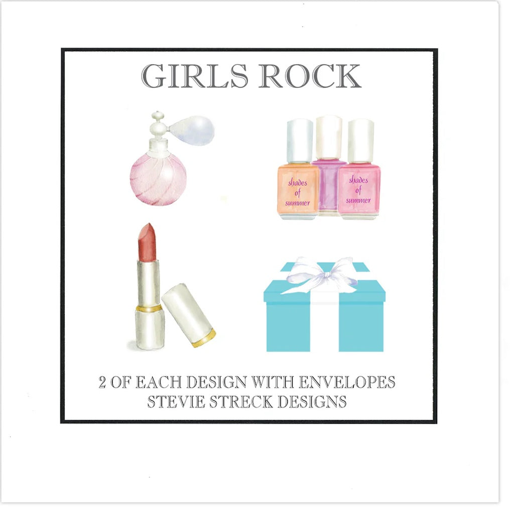 Girls Rock Boxed Note Cards