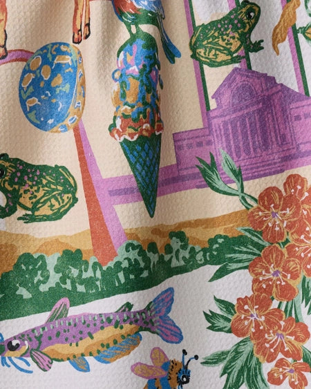 Greetings From Missouri Tea Towel