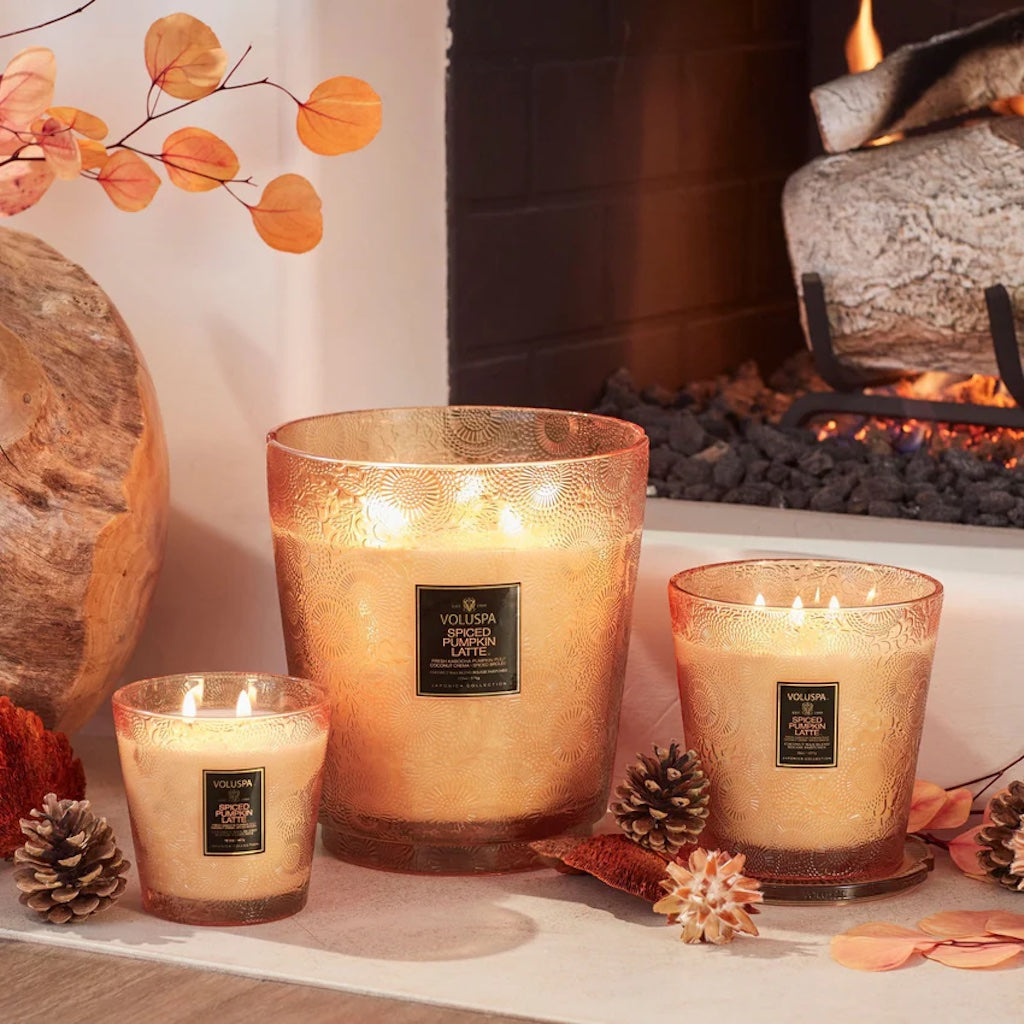 Spiced Pumpkin Latte 3 Wick Hearth Candle