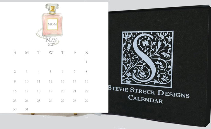 2027 Stevie Streck Calendar With Easel