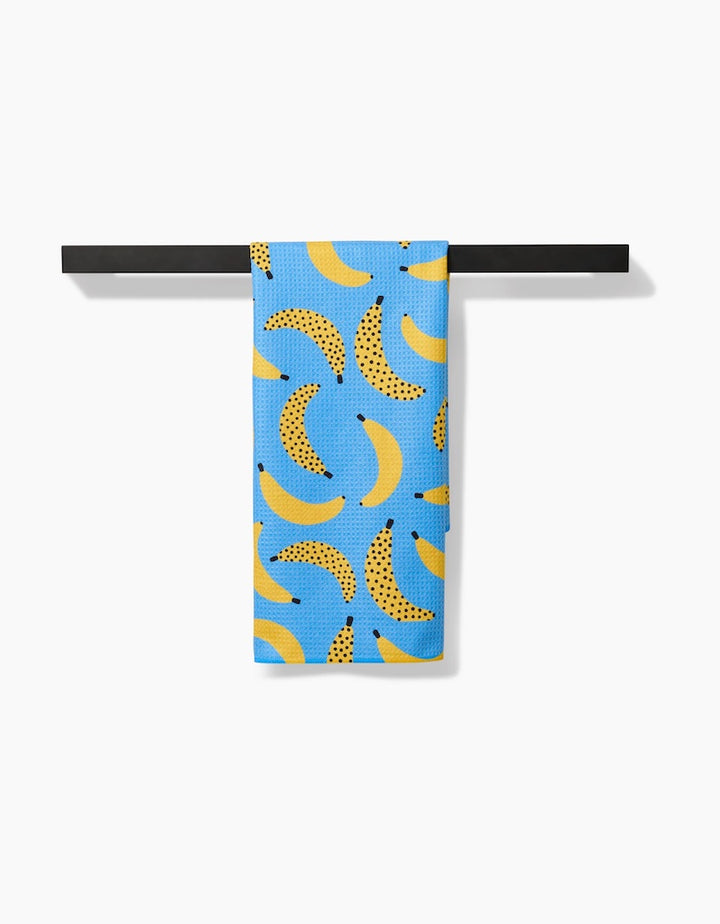 Blue Bananas Tea Towel