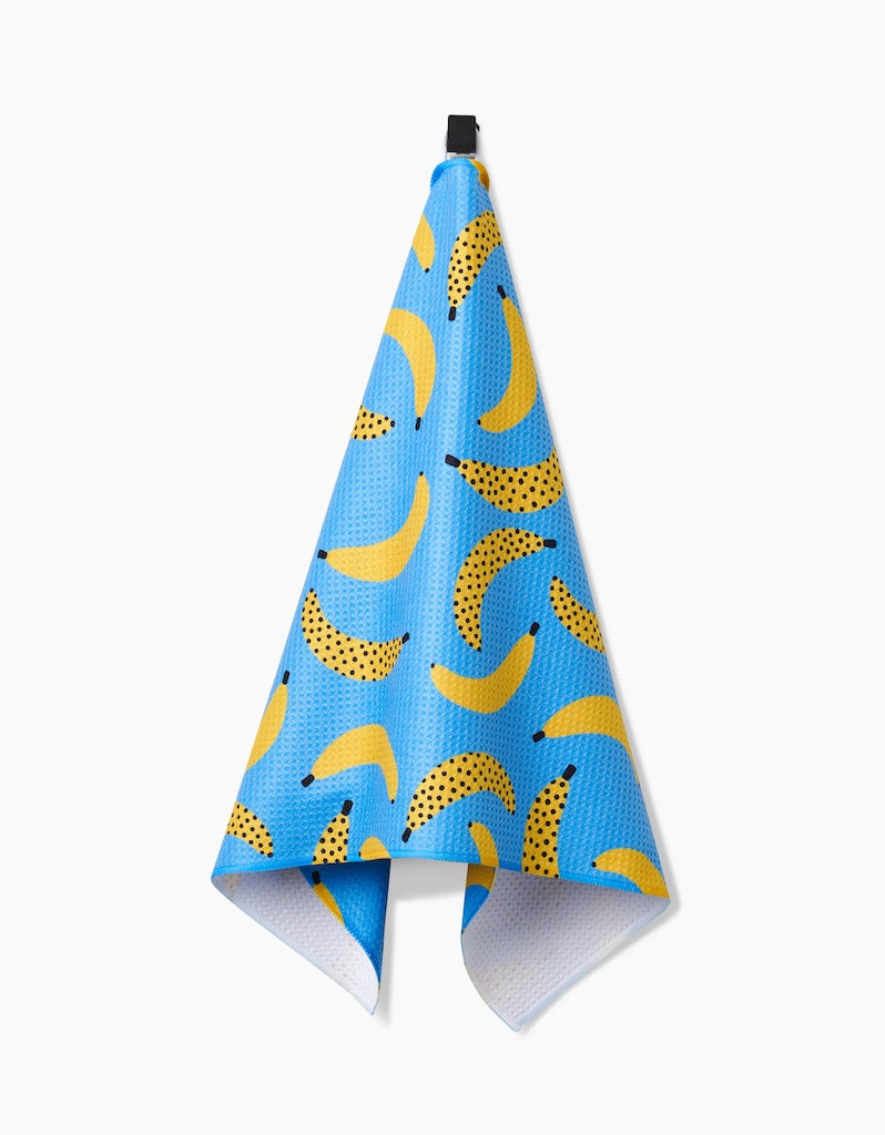 Blue Bananas Tea Towel