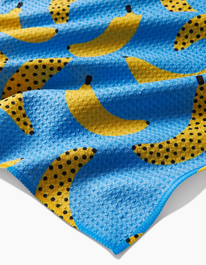 Blue Bananas Tea Towel