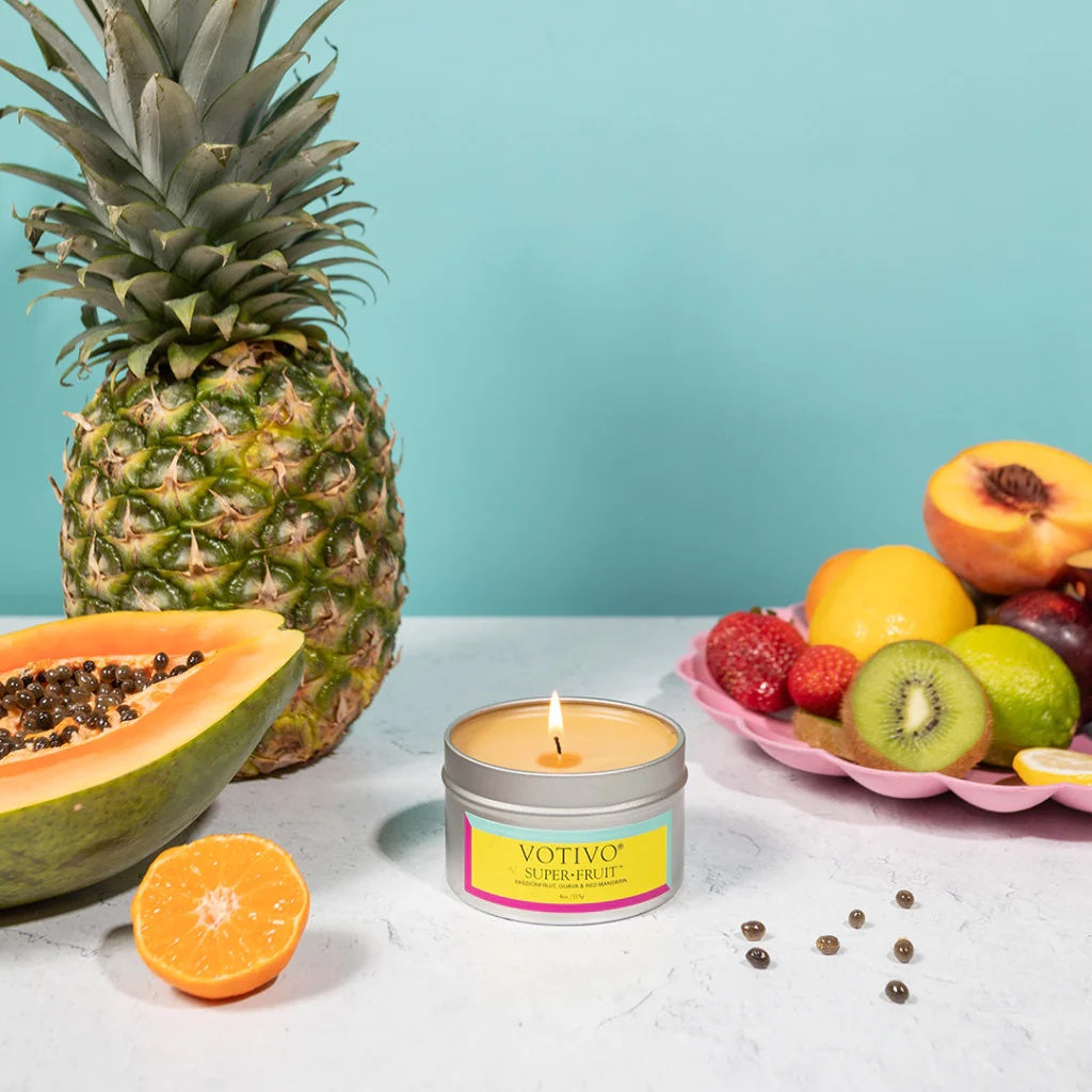 Votivo Aromatic Travel Tin Candle - Super Fruit