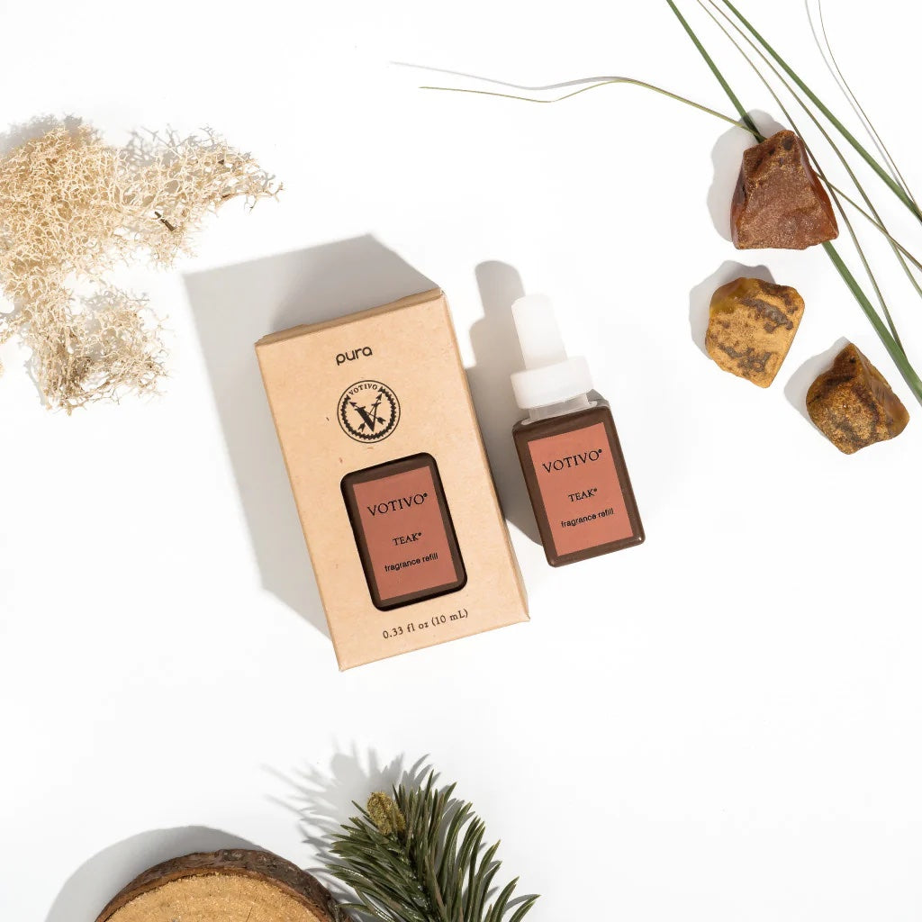 Pura + Votivo Fragrance Refill-Teak