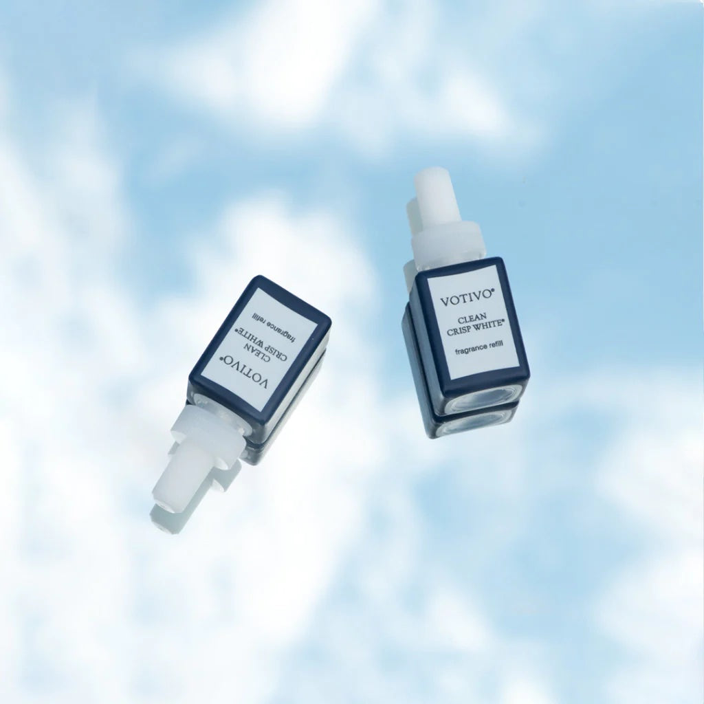 Clean Crisp White Pura + Votivo Fragrance Refill - Thumbnail 4