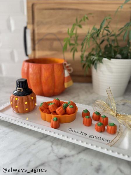 Pumpkin Pilgrim Light Up Sitter
