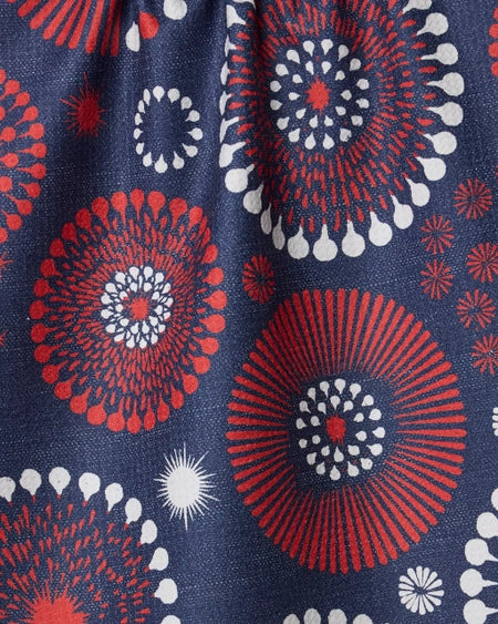 Freedom Sparks Blue Tea Towel