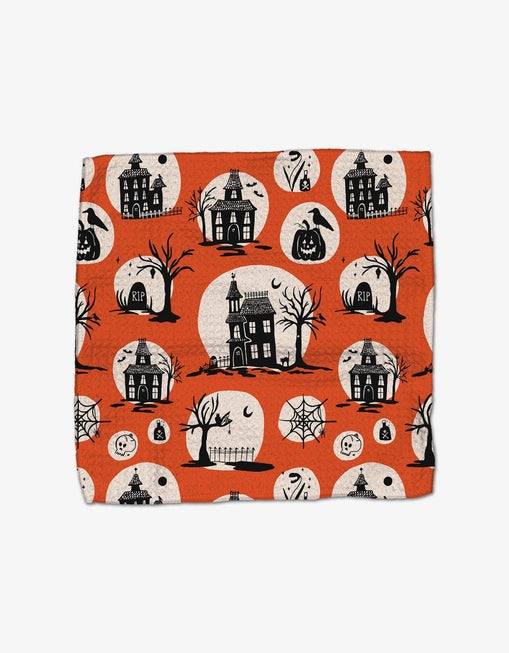 Haunted House Dishcloth Set