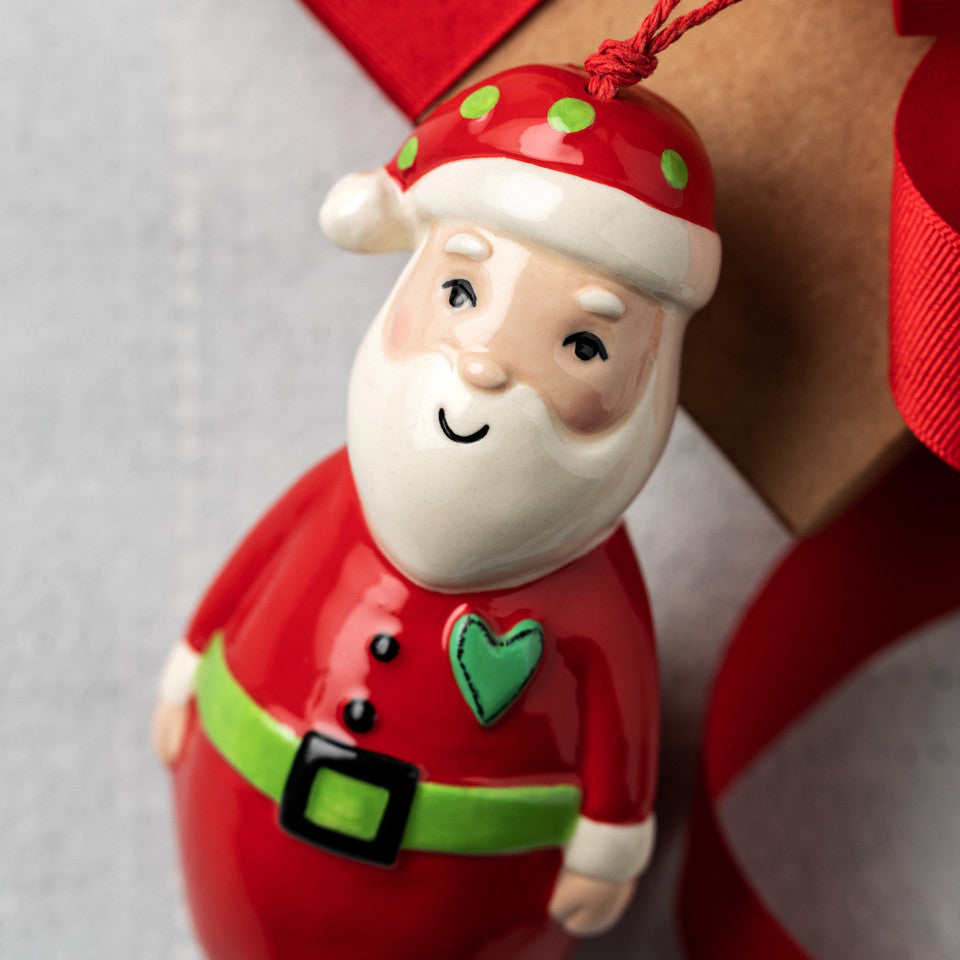Heartful Santa Ornament - Thumbnail 3