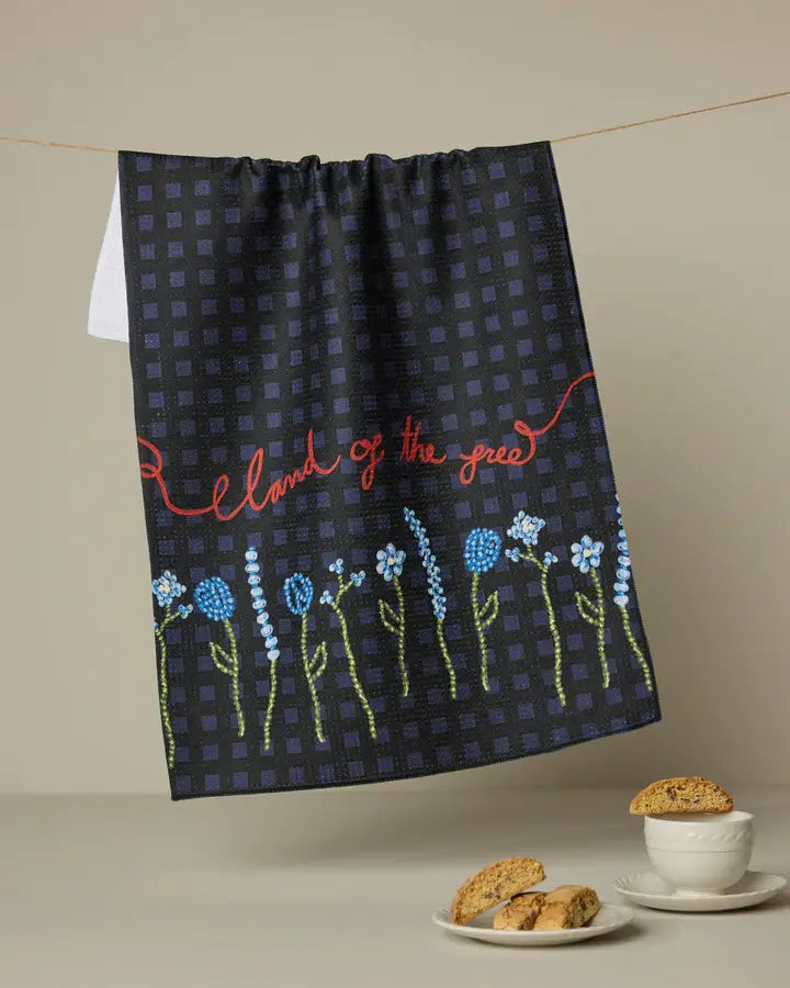 Land of the Free Tea Towel
