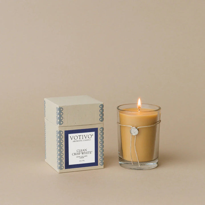 6.8 Aromatic Candle-Clean Crisp White