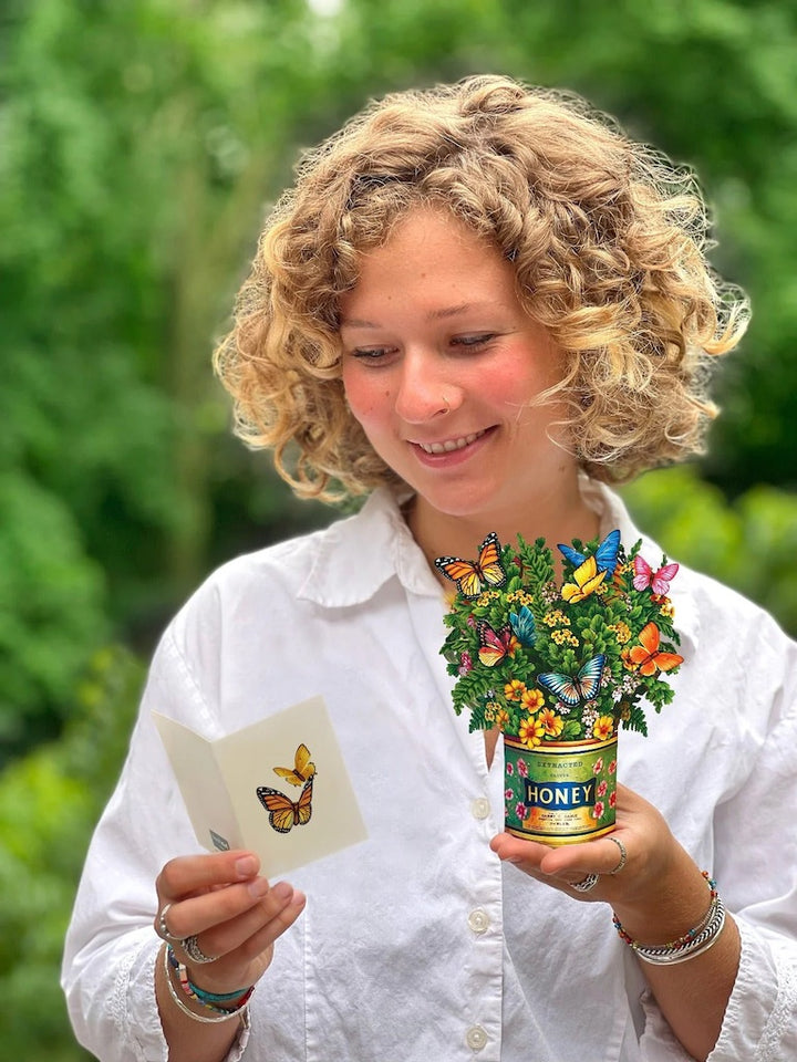 Paper Bouquet- Mini Butterflies and Buttercups