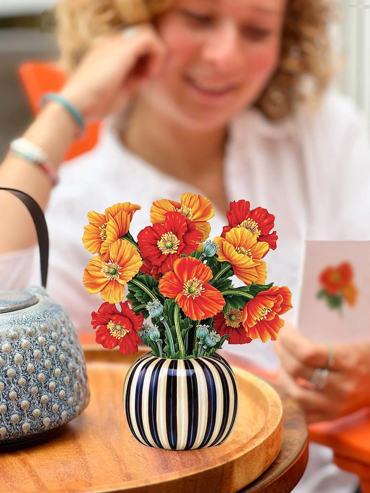 Paper Bouquet- Mini French Poppies