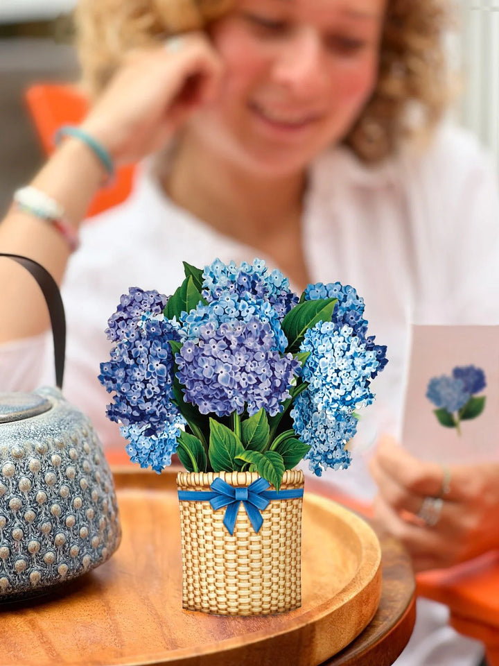 Paper Bouquet- Mini Nantucket Hydrangeas