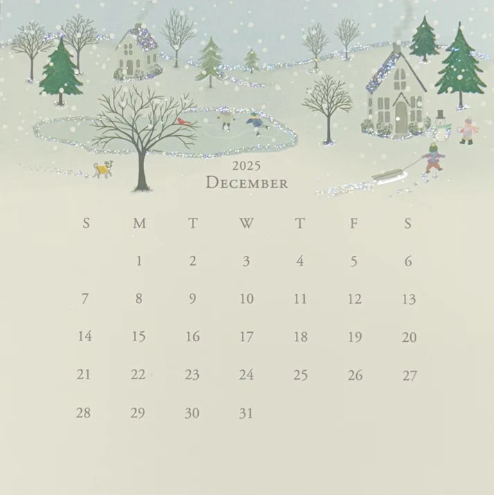 Karen Adams 2025 (12 Month) Calendar With Gold Easel