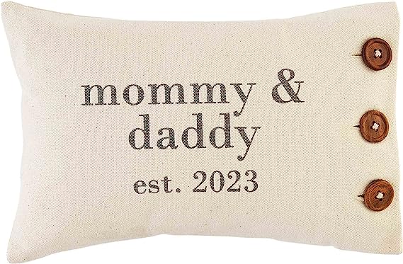 Mud Pie Parent Established 2023 Pillow