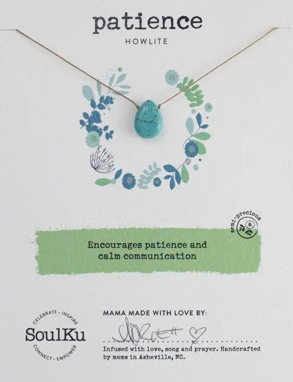 Howlite Soul-Full of Light Necklace For Patience