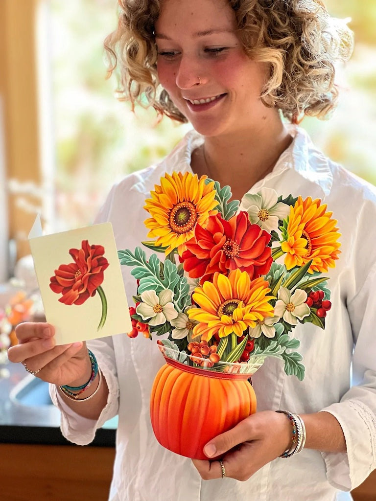 Paper Bouquet- Pumpkin Harvest