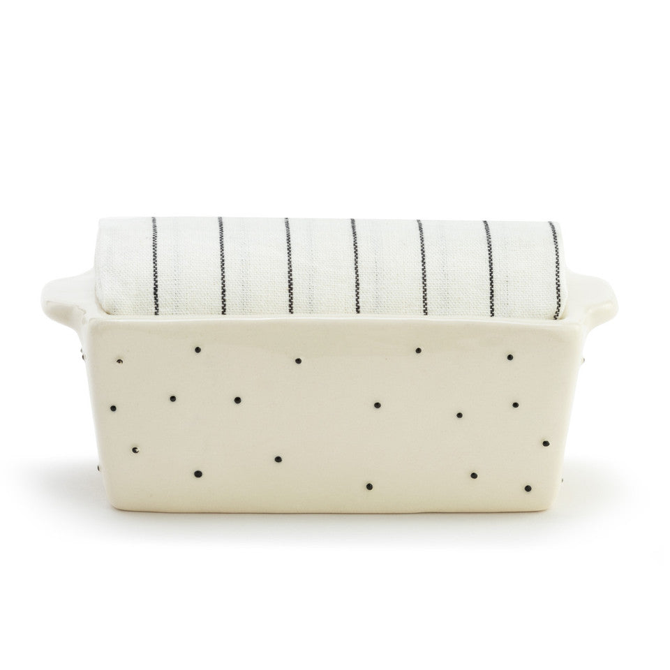 Sun & Dots Mini Loaf Pan with Towel - Thumbnail 2