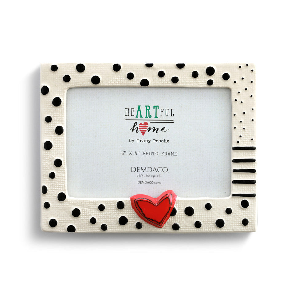Hearts and Dots Frame
