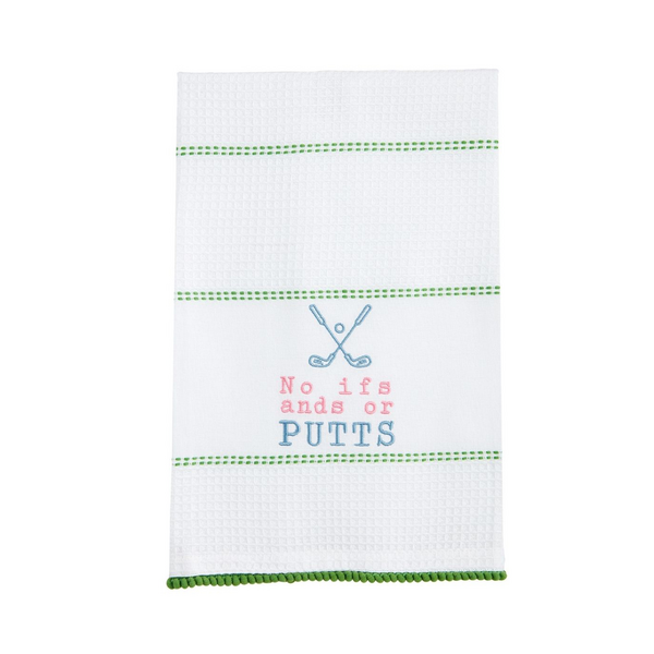 No Ifs Ands Golf Waffle Towel
