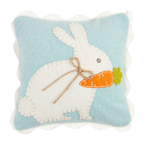 Bunny Carrot Mini Pillow