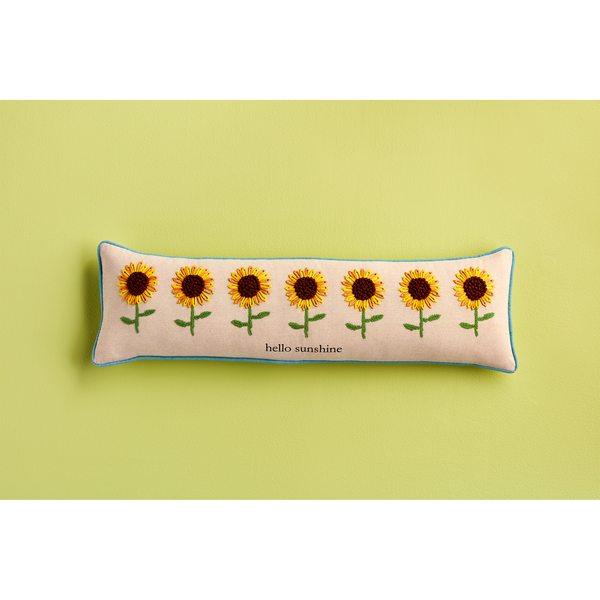 Long Sunflower Pillow
