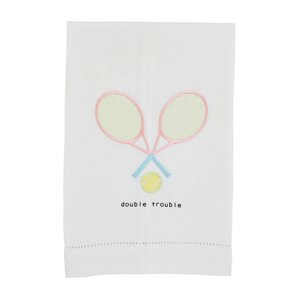 Mud Pie Tennis Waffle Towel - Thumbnail 2