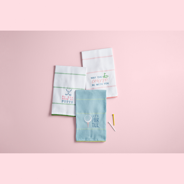 Mud Pie Golf Waffle Towel - Thumbnail 4