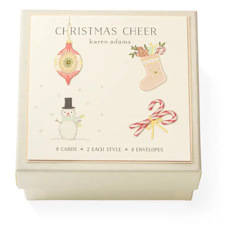 Christmas Cheer Boxed Gift Enclosures