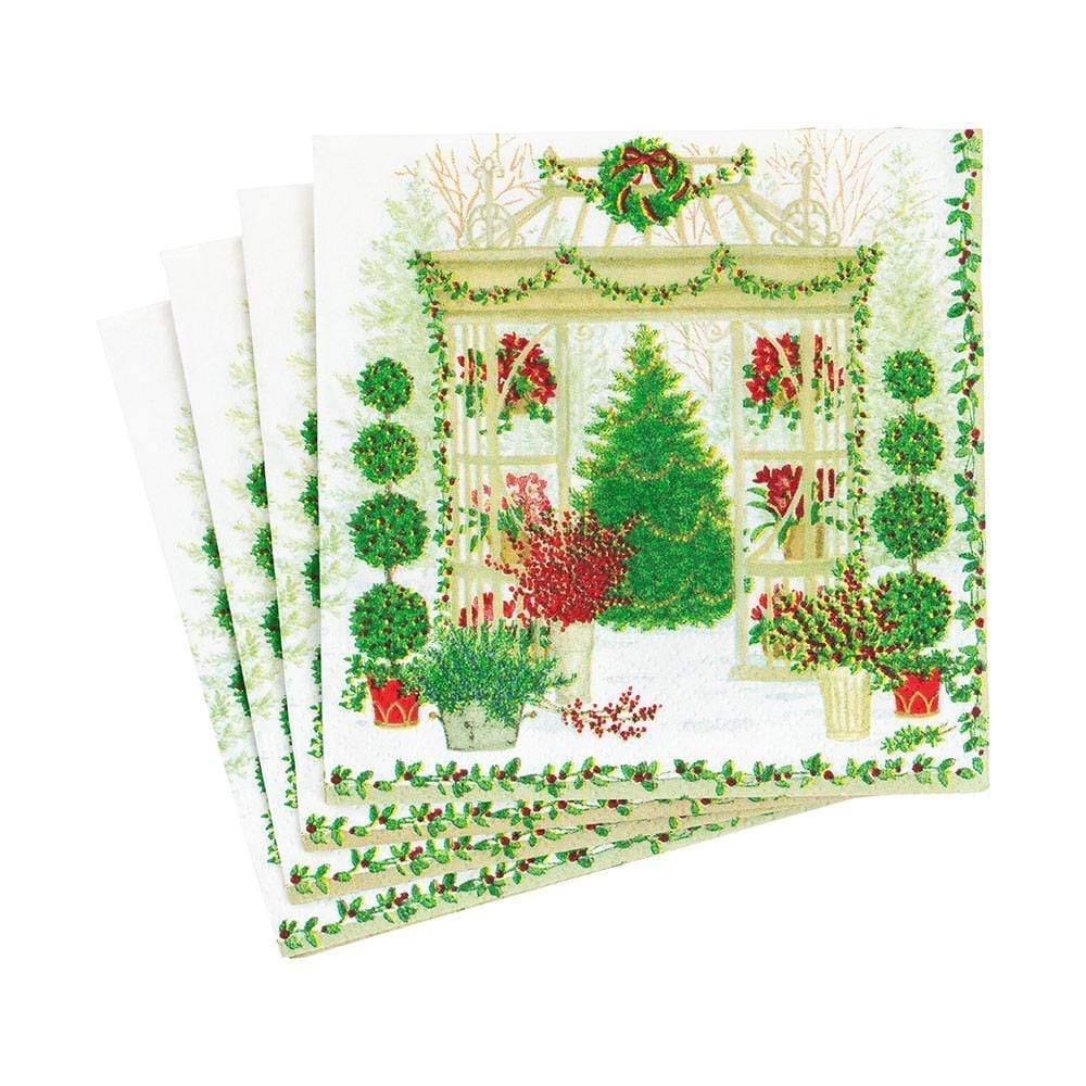 Winter Conservatory Boxed Cocktail Napkins