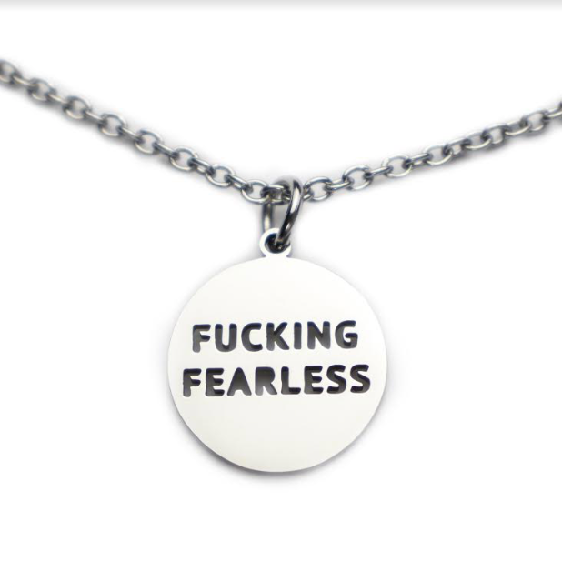 Fucking Fearless Necklacke (Silver)