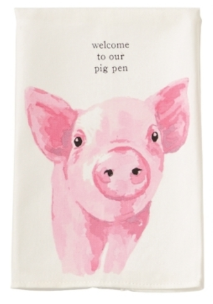 Pig Farm Dish Towel