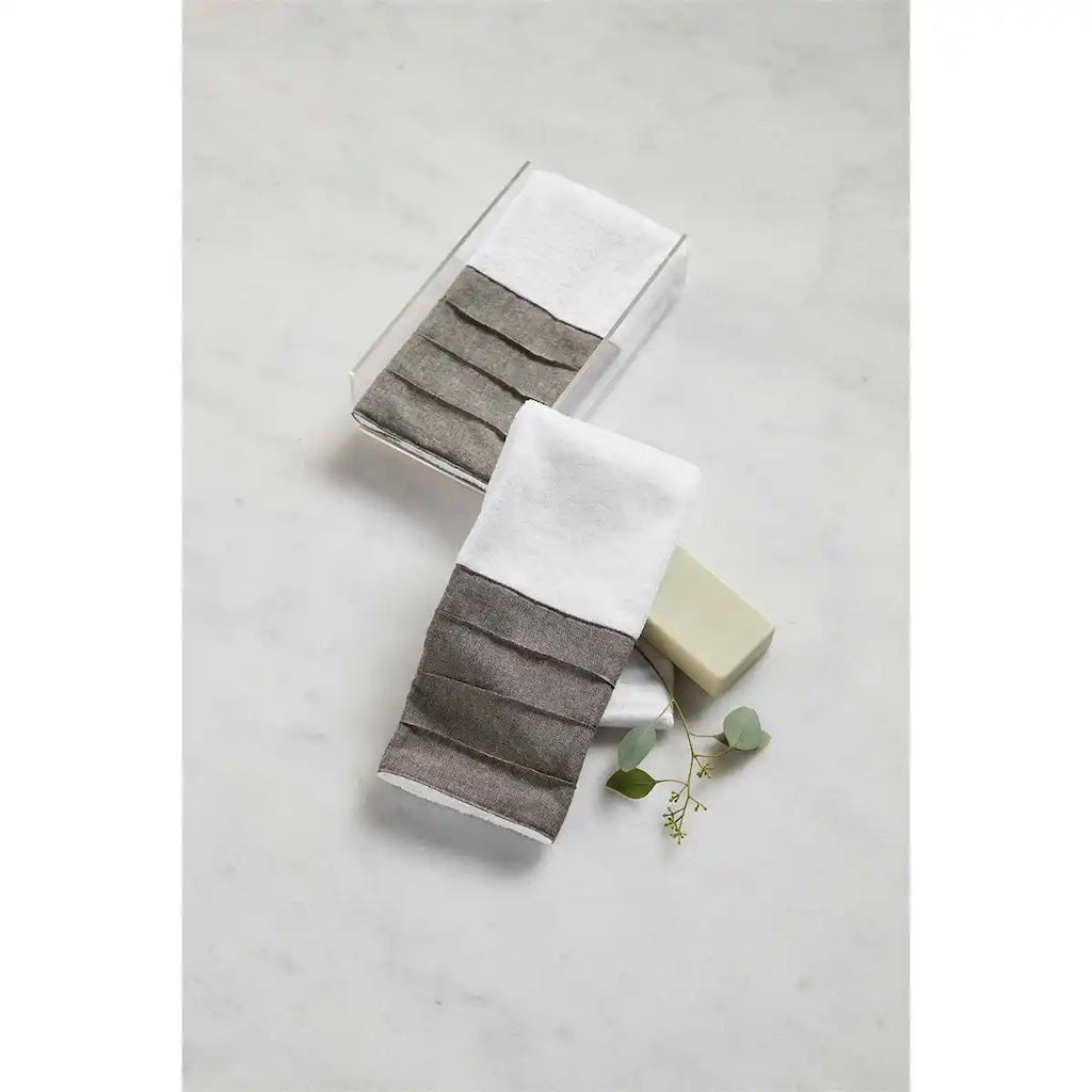 Terry Cloth Towel and Caddy Set