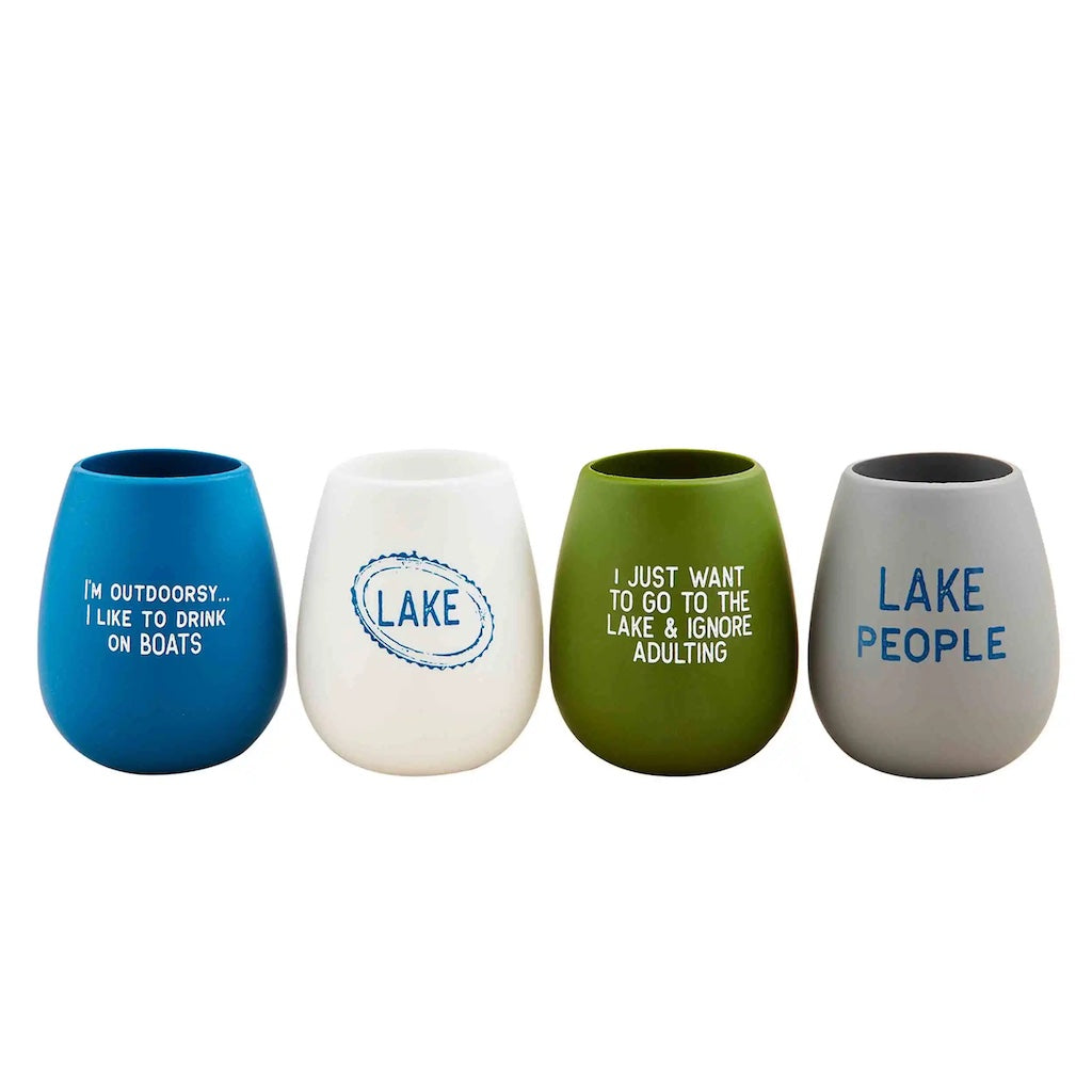 Oars Lake Wine Glass Set - Thumbnail 3
