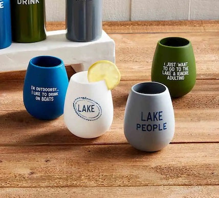 Oars Lake Wine Glass Set - Thumbnail 5