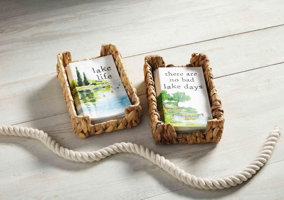 Lake Life Guest Towel and Basket Set - Thumbnail 2