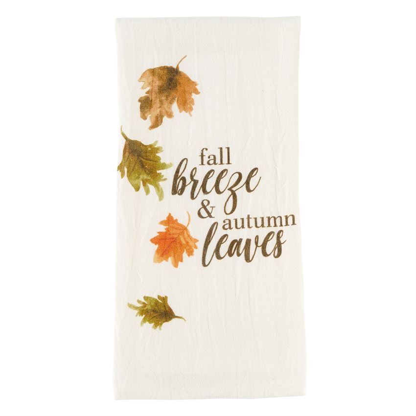 Leaves Watercolor Flour Towel